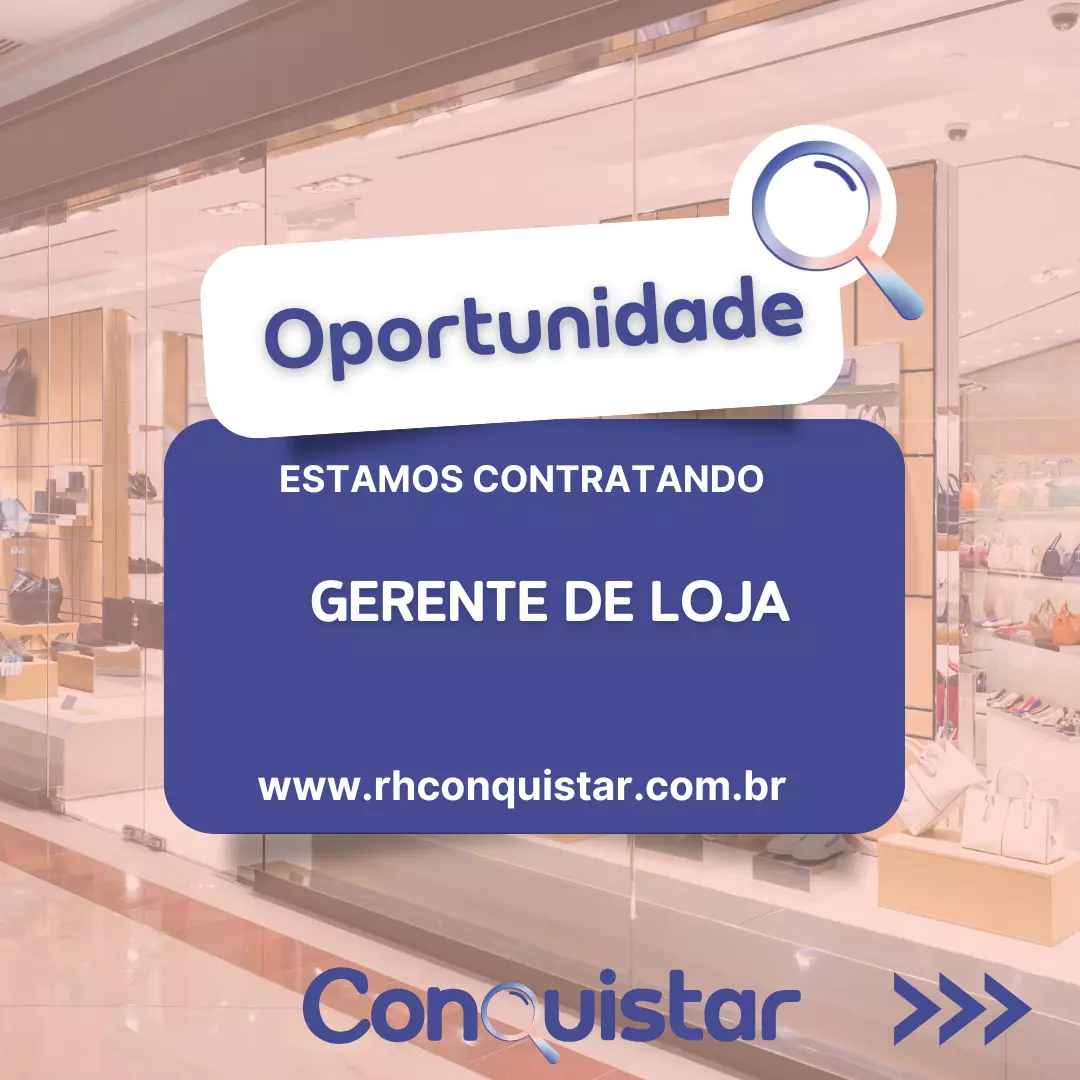 GERENTE DE LOJA